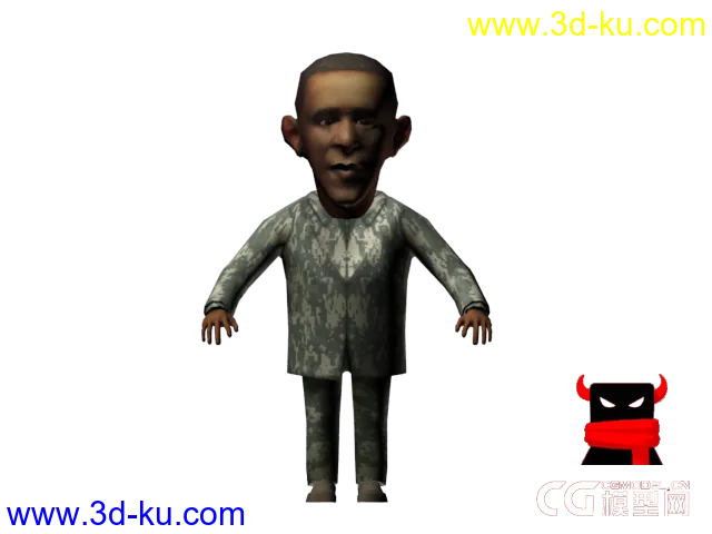 美国总统奥巴马模型——恶搞Q版奥巴马的图片6