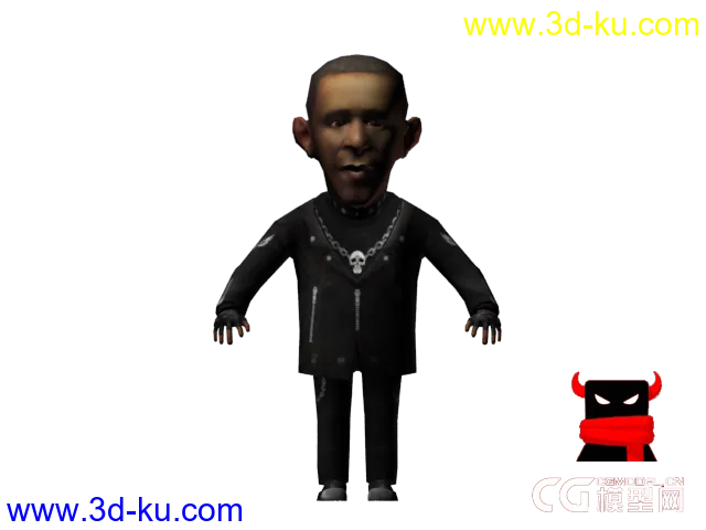 美国总统奥巴马模型——恶搞Q版奥巴马的图片8