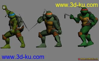 3D打印模型忍者龜的图片