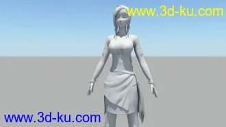 3D打印模型女性角色一枚的图片