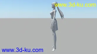 3D打印模型女性角色一枚的图片