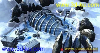 3D打印模型超COOL的CG场景的图片