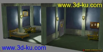 3D打印模型很早以前刚学场景时候做的练习的图片