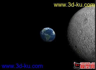 地月系实比例模型的图片