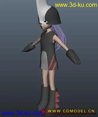 3D打印模型魔界小女孩的图片