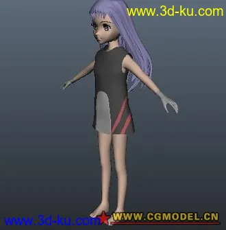 3D打印模型魔界小女孩的图片
