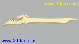 3D打印模型古琴的图片