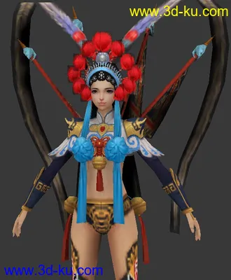 水浒无双美女角色模型的图片