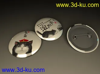 3D打印模型胸针的图片
