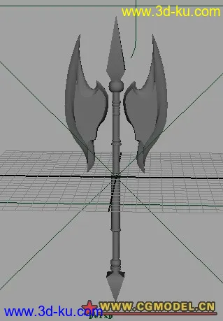 3D打印模型斧头的图片