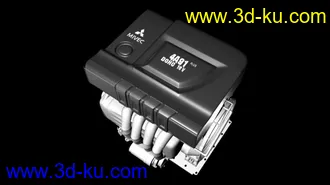 三菱发动机模型的图片