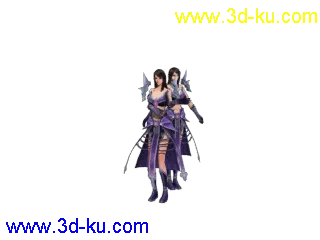 邪修 女 装备05模型带动作呈缤纷帖图的图片