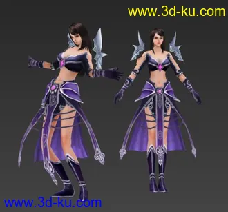 邪修 女 装备05模型带动作呈缤纷帖图的图片