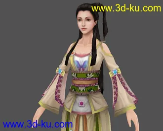 古装女性模型的图片