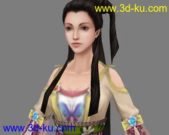 古装女性模型的图片