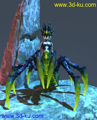 3D打印模型蜘蛛魔女的图片