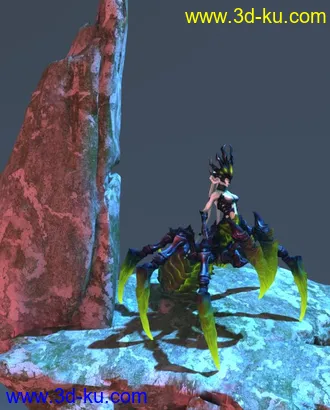 3D打印模型蜘蛛魔女的图片