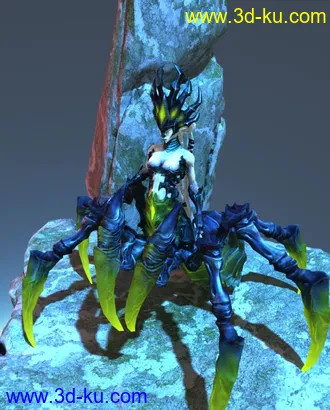 3D打印模型蜘蛛魔女的图片