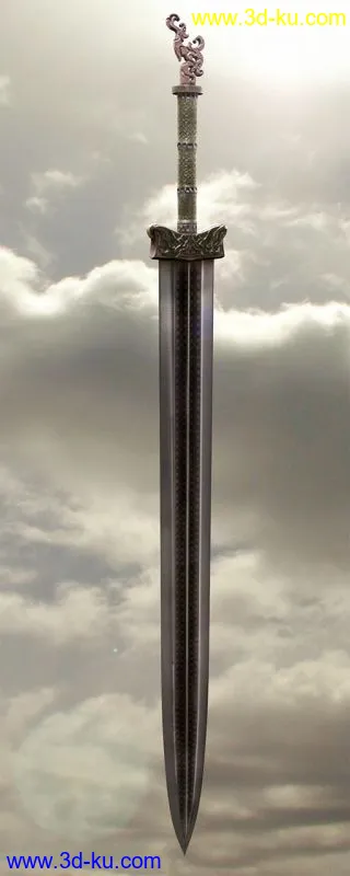 3D打印模型干将剑的图片