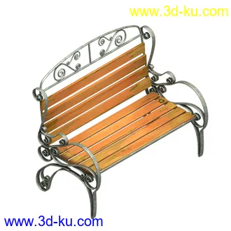 3D打印模型简单长椅~~的图片