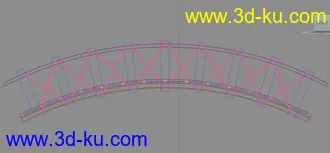 3D打印模型木桥的图片