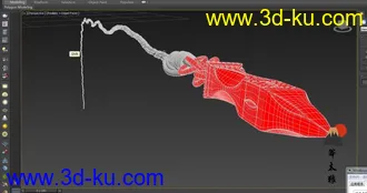 冷兵器暗器锥子 3DMax Maya Keyshot 模型的图片