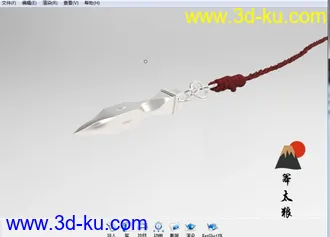 冷兵器暗器锥子 3DMax Maya Keyshot 模型的图片