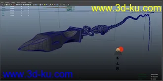 冷兵器暗器锥子 3DMax Maya Keyshot 模型的图片