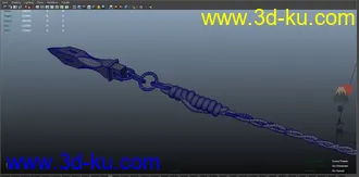 冷兵器暗器锥子 3DMax Maya Keyshot 模型的图片