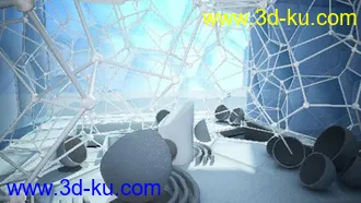 3D打印模型水立方的图片