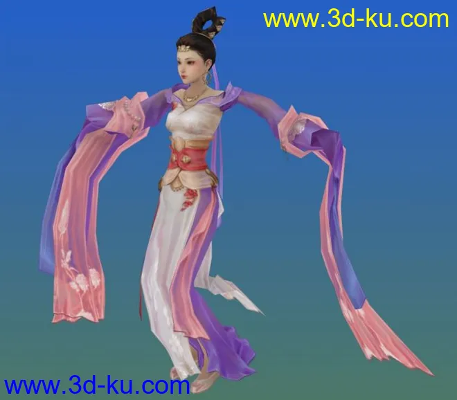长安城舞女模型带泰国舞姿呈艳丽帖图的图片2