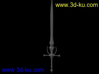 3D打印模型长剑一把的图片