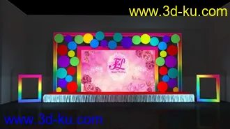 婚礼模型摆设的图片