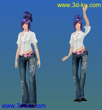 118Girl模型带动作呈当代帖图的图片