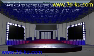 3D打印模型自己做的一个舞台的图片