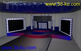 3D打印模型自己做的一个舞台的图片