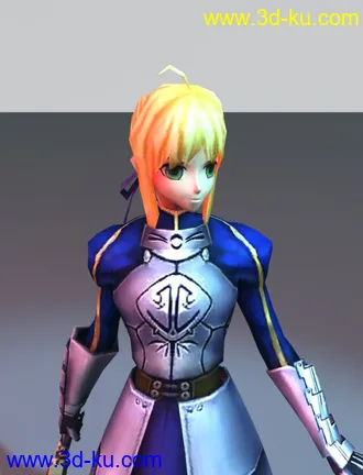 3D打印模型吾王saber的图片