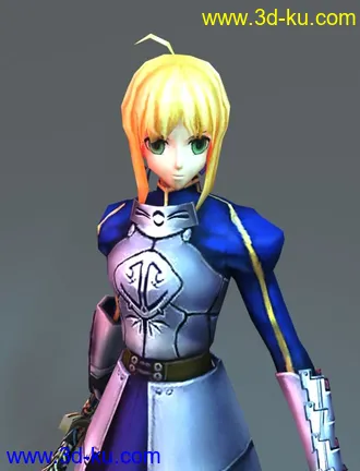 3D打印模型吾王saber的图片