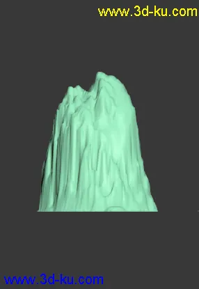 一座山的模型   有用就拿去的图片