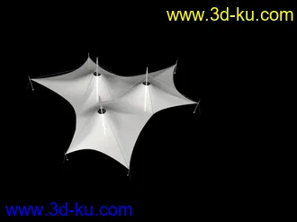 3D打印模型常用几个公园张拉膜的图片
