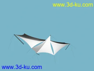 3D打印模型常用几个公园张拉膜的图片