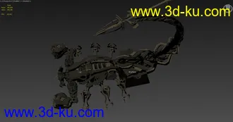 3D打印模型变形金刚机械蝎子的图片