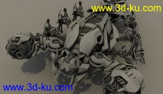 3D打印模型变形金刚机械蝎子的图片