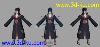 3D打印模型佐助绑定的图片