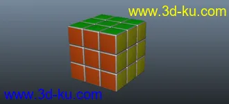 3D打印模型旋转魔方，有动画的图片
