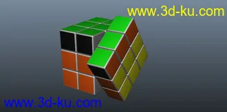 3D打印模型旋转魔方，有动画的图片