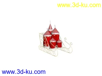 3D打印模型圣诞蜡烛的图片