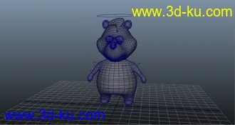 3D打印模型熊一只，请笑纳。。。。的图片