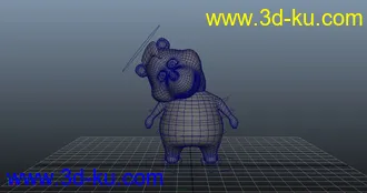3D打印模型熊一只，请笑纳。。。。的图片