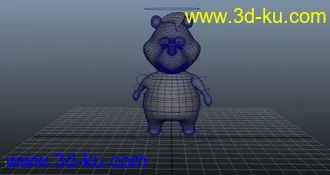3D打印模型熊一只，请笑纳。。。。的图片